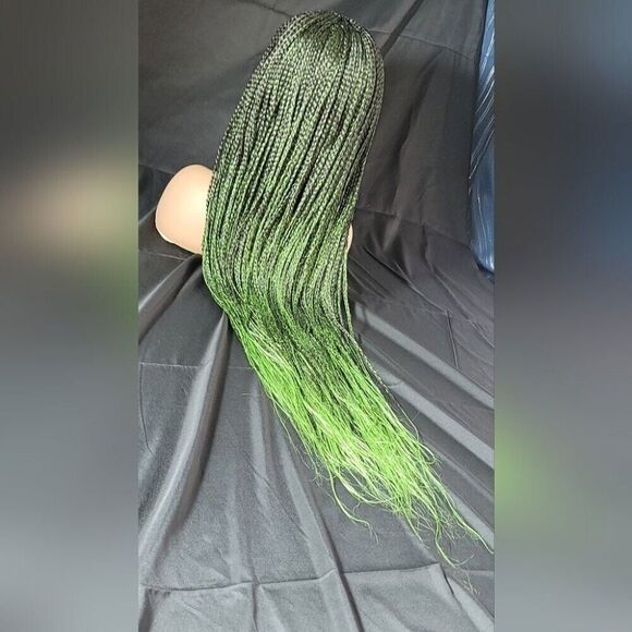 Braided wig 100% handmade, ombre wig, NWT exotic colors absolutely beautiful - Picture 10 of 10